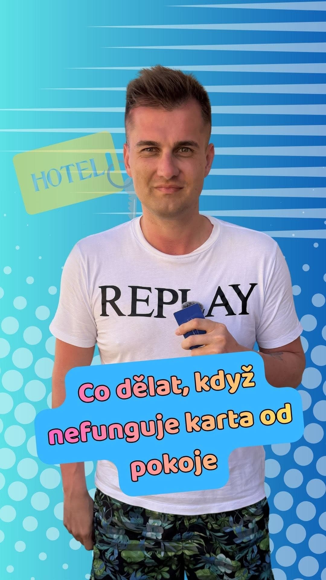 Stojíš před pokojem, unavený po pláži, přiložíš kartu a... blikne červená. 🫨 Žádný stres. Karet se v hotelu denně odmag