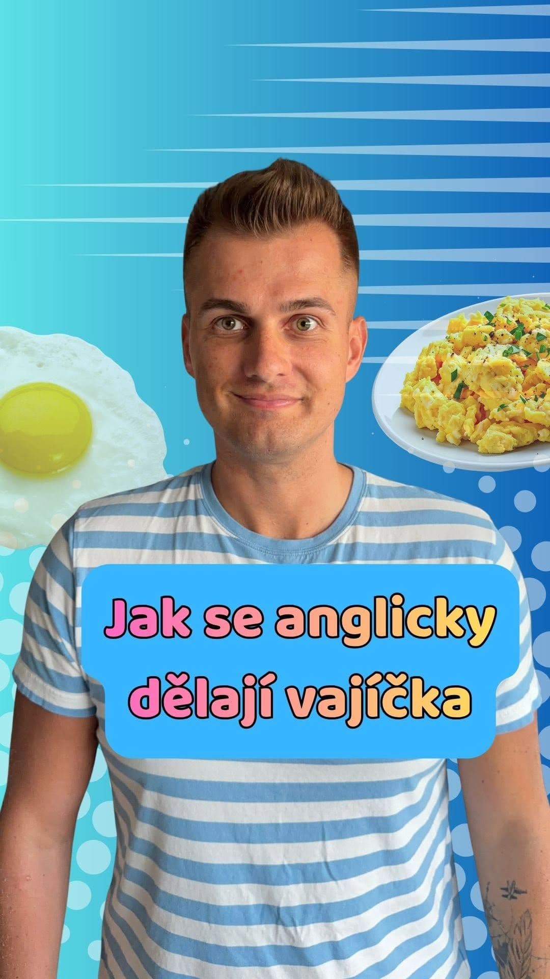 Děláš si ráno vajíčka, ale v angličtině bys uvízl u prostého „I cook eggs“? 🇬🇧🍳

Tady máš 5 základních sloves, se kte