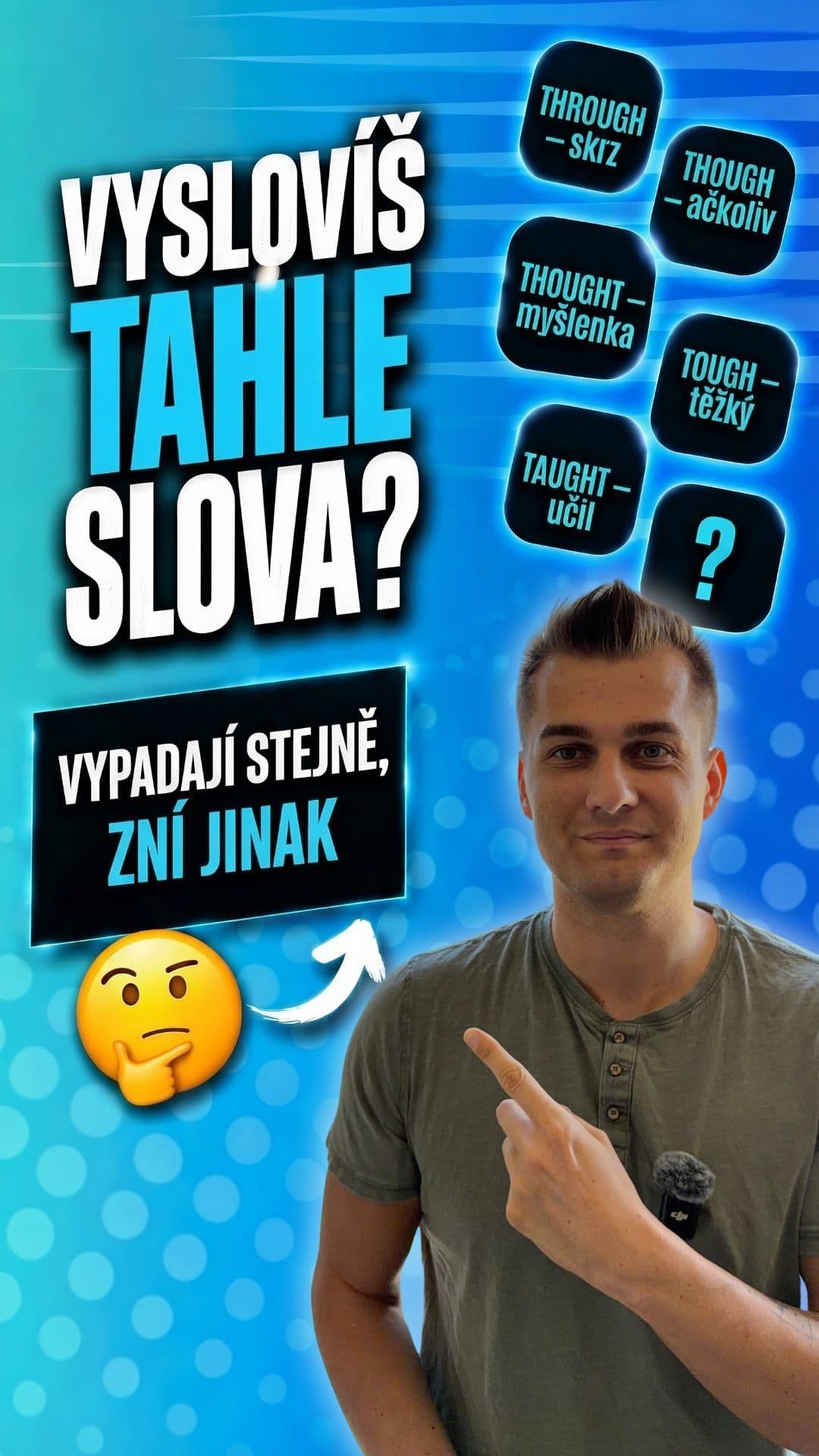 Těchto 7 slov vypadá na papíře skoro stejně, ale stačí změnit jedno nebo dvě písmenka a máš z toho úplně jiné slovo s ji